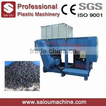 Paper plastic tire tyre wood chipper pipe single double shaft Shredder machine prices