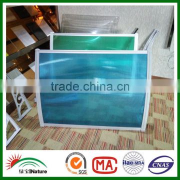 Polycarbonate awning/Canopy of door Window awning with Pc solid sheet Balcony canopy with pc sun panels