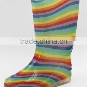Custom Printing PVC Transparent Rain Boots Women photo-3