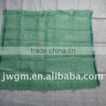 70*90cm, green polypropylene wire bag for packing vegetable and fruit,Raschel Mesh bags