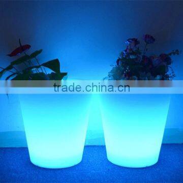 Led luminous planter pots indoor decorative planters