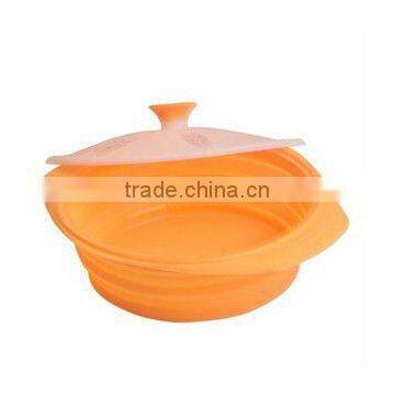 Eco-friendly Microwave Safe Insulated Silicone Vegetable Bowl