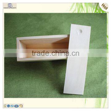 Wholesale Small Unfinished Creative Gift Sliding Lid Wooden Toy Box photo-4