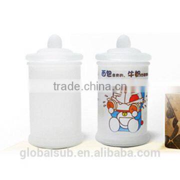 Glass Blue Storage Jar For Sublimation Business From China