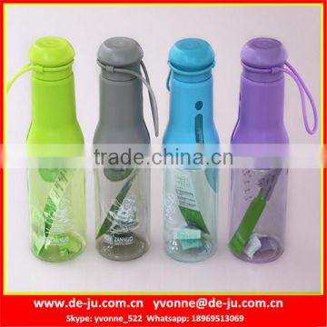 Thin Neck Handle Fruit Juice Water Bottle