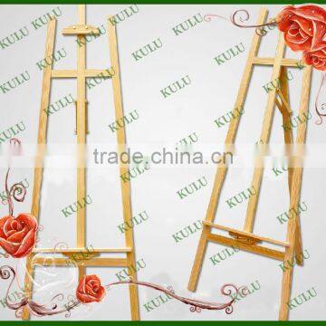 factory wholesale pine wood professional wooden painting easel stand for sale