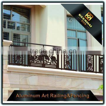 Modern Decorative Brass Finish Integral Balcony Aluminum Deck Railing photo-4