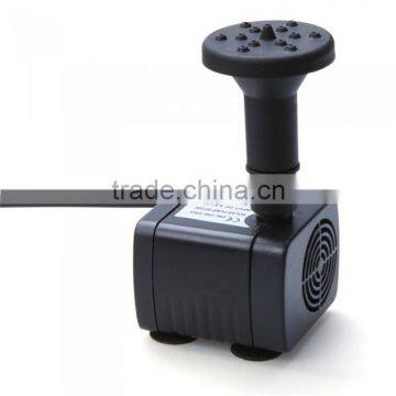 (long battery) garden fountain, solar battery aquarium fountain 2.5 W high power pump