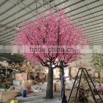 new products artificial huge peach blossom tree for decoration