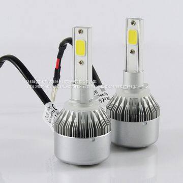 LED Headlight Kit Single Kit S2 H27 880 881 Cob Led Car Headlight High/low 72w 8000lm 2.5a Led Car Headlight