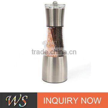 WS-PG28 Adjustable Ceramic Core Rotor 2in1 stainless steel salt and pepper shakers