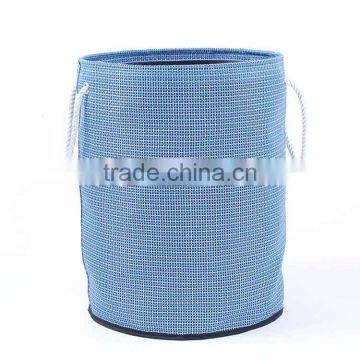 HOT SALE! Cotton Rope Hand Solid Laundry Basket Foldable With Teslin Waterproof photo-2