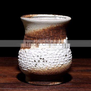 Hot Sale Eco Flower Pot , Orange Ceramic Flower Pots photo-4