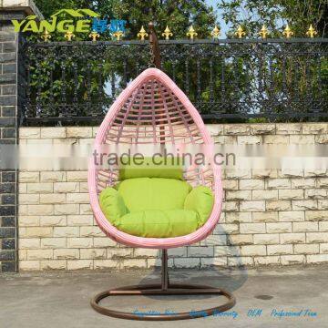 Rattan hanging swing chair