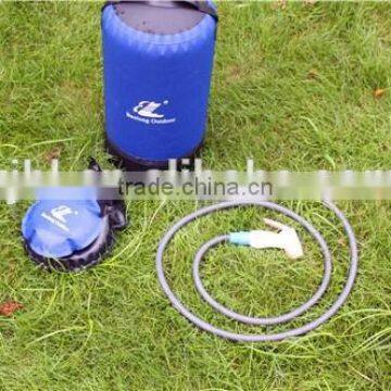 non gravity pump regualted PVC pressure shower, new arrival