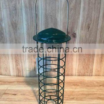 Green Steel Suet Roll Feeder Premium flip bird feeder