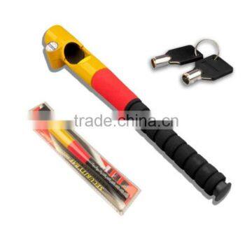 A1969 Car Baseball Bat Style Steel Steering Wheel Security Anti-theft Lock photo-5
