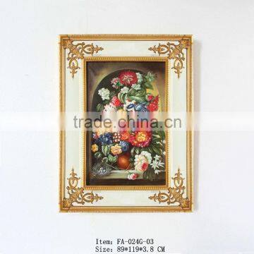 Hand-Made Solid Wood Frame With Hand-Painted Oil Painting for Interior Wall Arts photo-2