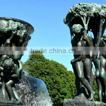 Outdoor Decorative Metal Material Large Bronze Statue Garden Fountain Hot Sale photo-2