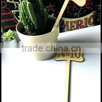 Wood Table Numbers Wedding Party Place Card photo-5