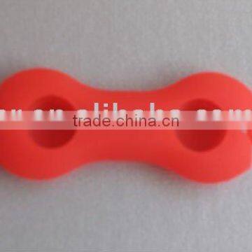 fashionable silicone earphone rubber bobbin winder