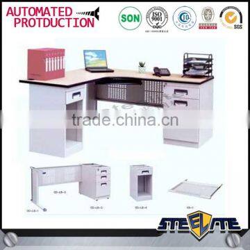 Used Office Furniture Modern Metal Material Wooden Color Desk photo-2
