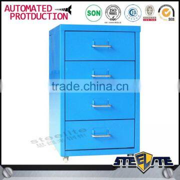 Safe and Friendly Knock Down Kids Bed Beside 6 Drawer Movable File Cabinet for Sale photo-6