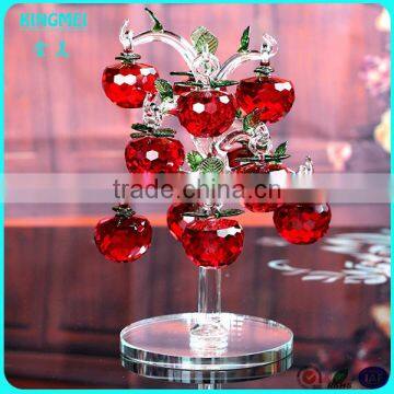 The new design crystal apple tree for home