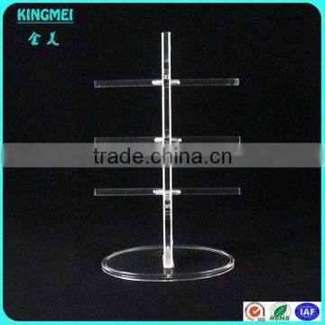 Hot 6 Tiers Acrylic Eyeglass Frame Stand 6 Step Glasses Display Riser Holder Perspex Glasses Display Stand Riser photo-4