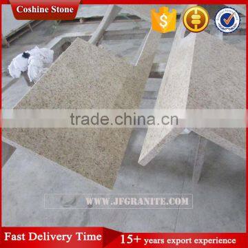 Jianfa Prefab Crystal Yellow Quartz Stone Vanity Top photo-2