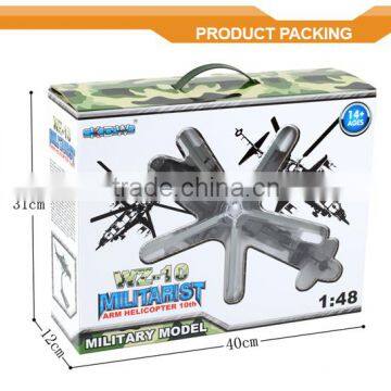 New Design Hot Fashion 1:48 WZ-10th ARM Helicopter Diecast Model Plane Mini Metal Plane for Sale photo-6