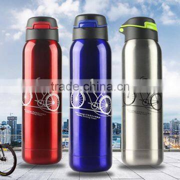 2016 New bicycle sports straw cup fashion outdoor kettle insulation Gift