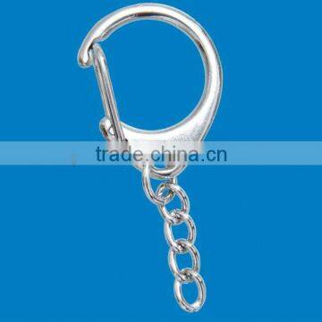 Zinc Alloy Key Ring with Nickel Plated