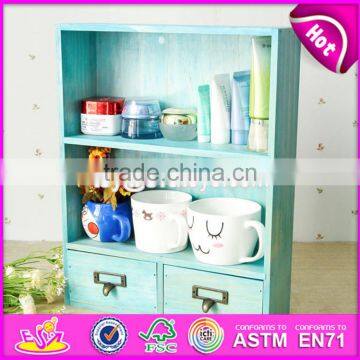 2017 New Products Natural Wooden Desktop Shelf Organizer W08C174 photo-4