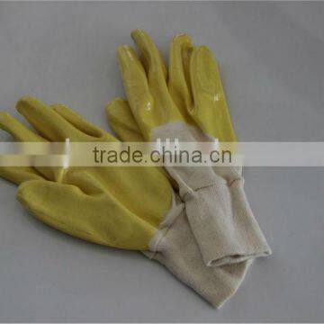 Cotton Liner Gardening Work Gloves Nitrile photo-2