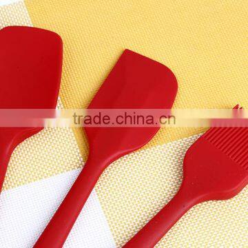 Full Silicone Top Quality Best Seller Silicone Spoon Brush Knife Silicone Set photo-6