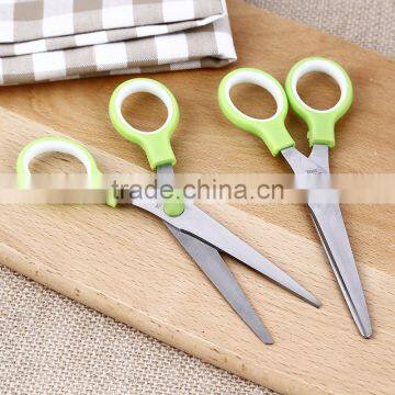 Newest Fashional Colorful Ball Pat Shape Stainless Steel Blade Rubber and Plastic Scissors photo-3