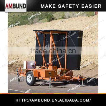 Mobile Informative LED Solar Traffic Warning Signs Trailer Mounted VMS photo-4