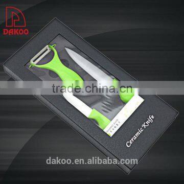 3"+Peeler Ultra Sharp Kitchen Ceramic Cutlery Knives Set With Gift Box Package photo-6