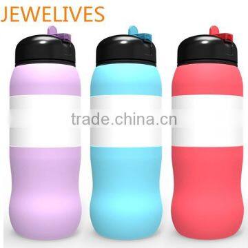 Import export business ideas silicone folding water bottle