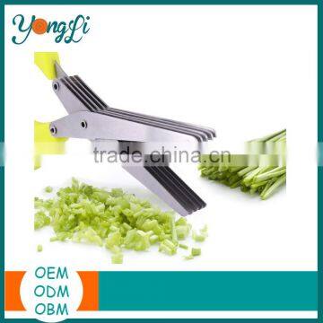 Food Grade Stainless Steel Multi-Function Kitchen Vegetables Cutting Scissors photo-2