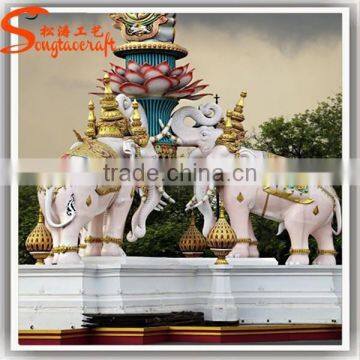 Manufacturing latest design of stone statue artificial fiberglass statue decorative animal statue