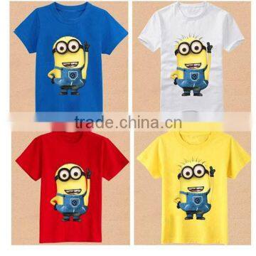 Minion Shirt Top Quality Cartoon t Shirts Camisetas Despicable me Minions Clothes Minion Costume Boys Clothes Children T-shirts photo-5