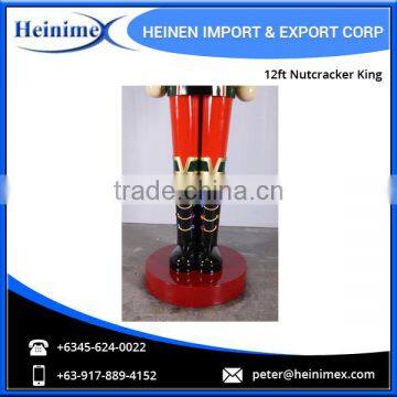 12ft Fiberglass Nutcracker King - Christmas Decoration Supplies photo-6