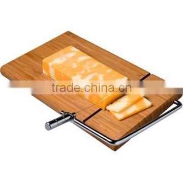 Cheese slicer with bamboo cutting board #70005