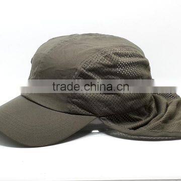 OEM Golf Sunblock Fishing Hiking Outdoor Sports Cap gray Cotton Hat