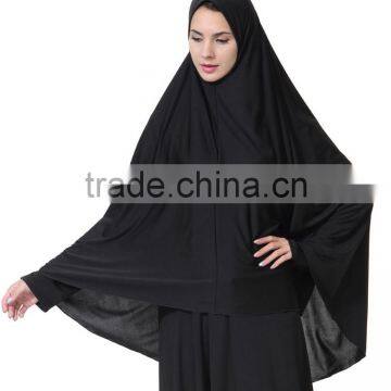 Wholesale Long Plain Solid Color Scarf Factory Muslim Fashion Hijab photo-2