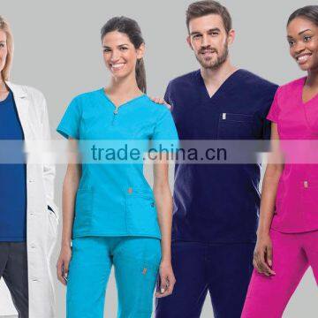 Custom Hospital Uniform Clinical Medical Scrubs photo-2