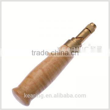 High Quality Wooden Handle Manual Hole Punch With 5 Replacement Head to Tailoring #SP05 photo-2