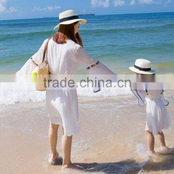 Good Quality Fashion Low Quantity Dress Manufacture Mum Daughter Matching Dress photo-2